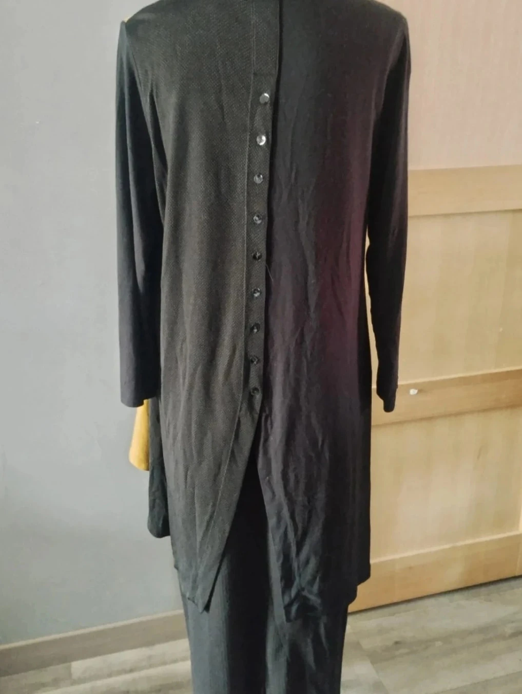 Black/khaki Tunic+Long Skirt Set, Alembika, Size 2 – photo 7